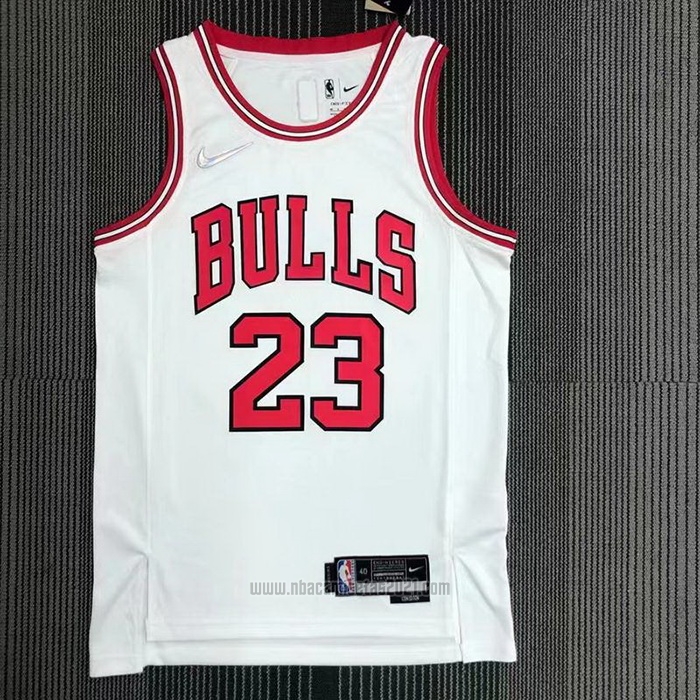 Camiseta Chicago Bulls Michael Jordan #23 Association 2021 Blanco